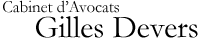 Cabinet d'avocats Gilles DEVERS Logo